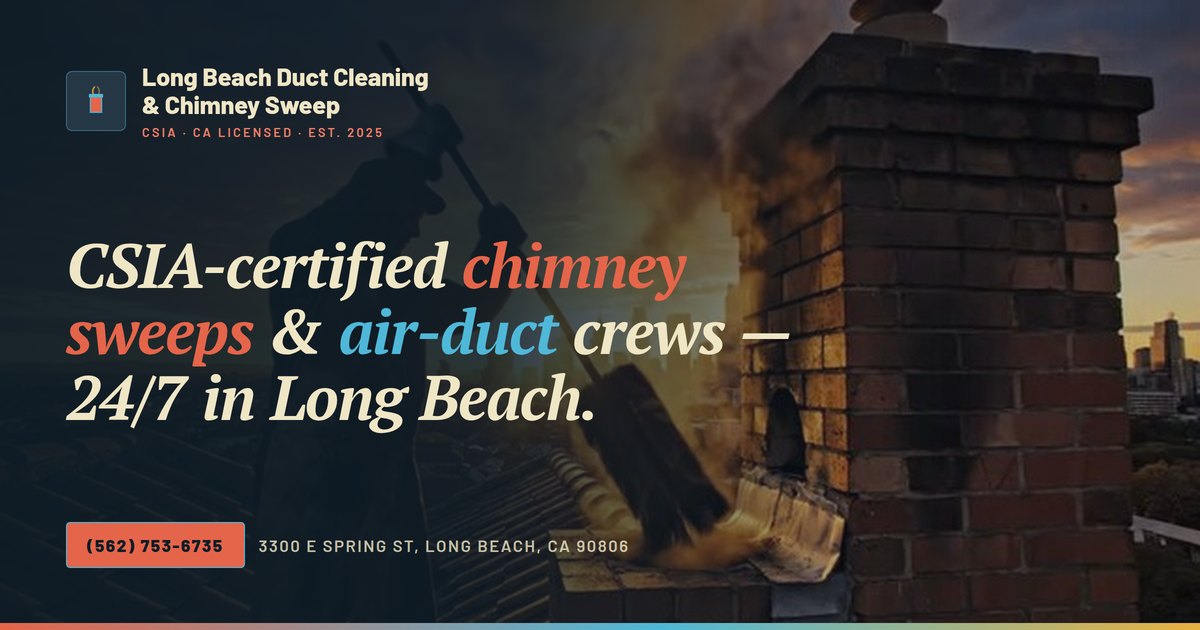 Long Beach Duct Cleaning & Chimney Sweep